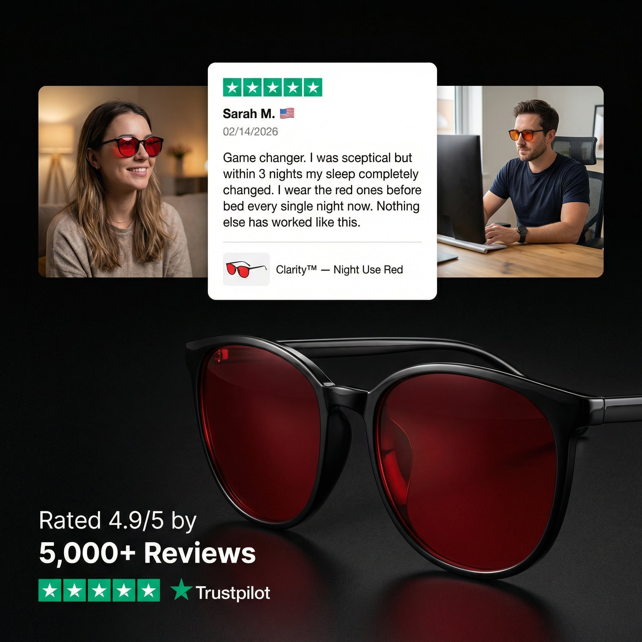 Clarity™ Unisex Blue Light Glasses